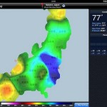 [iPad] 高解像度天気予報WeatherBugの分布図がすごい